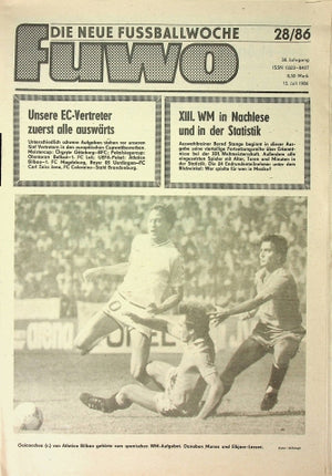 Fuwo Fussballwoche 28/1986