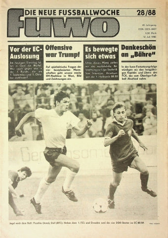 Fuwo Fussballwoche 28/1988