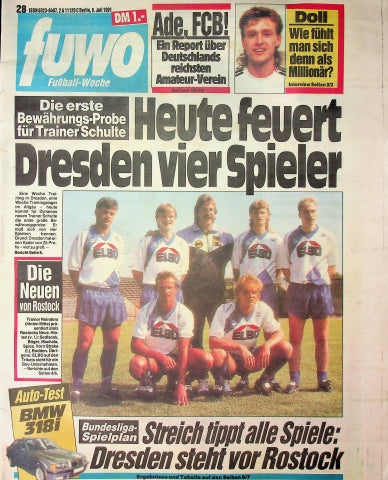 Fuwo Fussballwoche 28/1991