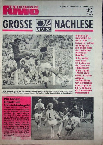 Fuwo Fussballwoche 29/1974