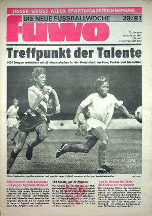 Fuwo Fussballwoche 29/1981