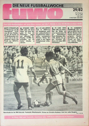 Fuwo Fussballwoche 29/1982