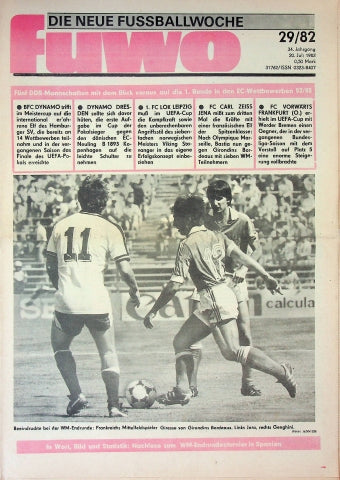Fuwo Fussballwoche 29/1982