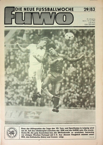 Fuwo Fussballwoche 29/1983