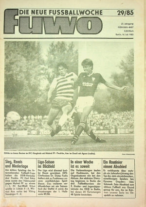 Fuwo Fussballwoche 29/1985