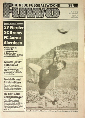 Fuwo Fussballwoche 29/1988
