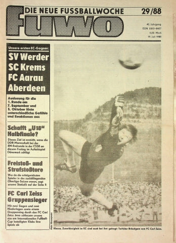 Fuwo Fussballwoche 29/1988