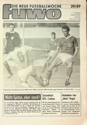 Fuwo Fussballwoche 29/1989