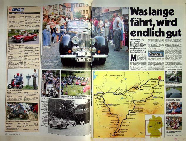 Inhaltsverzeichnis Auto Bild 29/1990