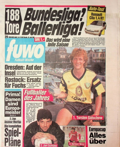 Fuwo Fussballwoche 29/1991