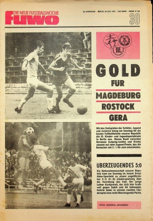 Fuwo Fussballwoche 30/1970