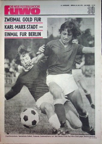 Fuwo Fussballwoche 30/1975