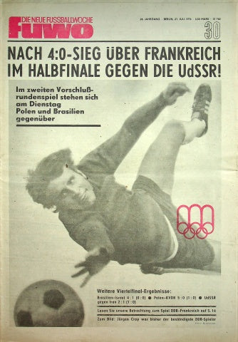 Fuwo Fussballwoche 30/1976