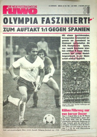 Fuwo Fussballwoche 30/1980