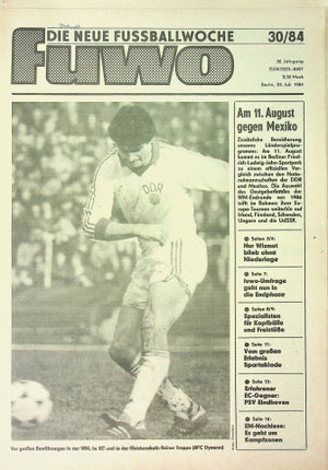 Fuwo Fussballwoche 30/1984