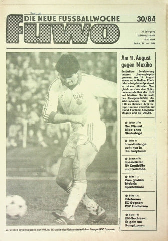 Fuwo Fussballwoche 30/1984
