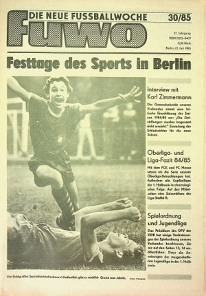Fuwo Fussballwoche 30/1985