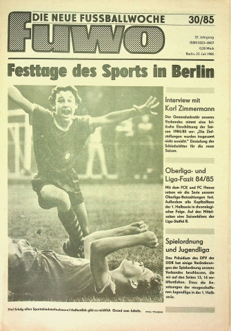 Fuwo Fussballwoche 30/1985