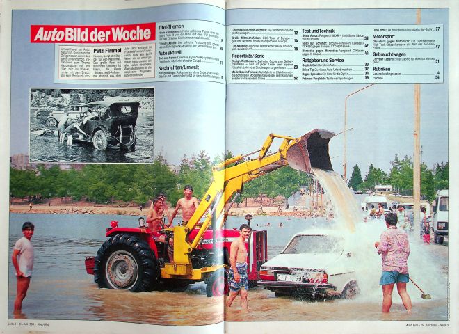 Inhaltsverzeichnis Auto Bild 30/1993