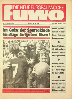Fuwo Fussballwoche 31/1968