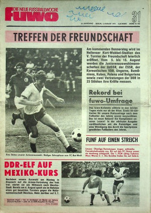 Fuwo Fussballwoche 31/1971