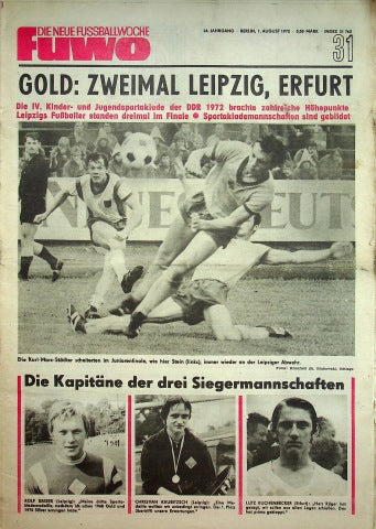 Fuwo Fussballwoche 31/1972