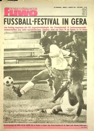 Fuwo Fussballwoche 31/1978