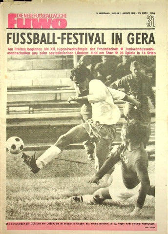 Fuwo Fussballwoche 31/1978