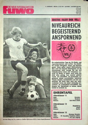 Fuwo Fussballwoche 31/1979