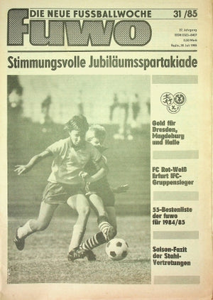 Fuwo Fussballwoche 31/1985