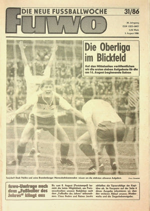 Fuwo Fussballwoche 31/1986