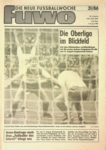Fuwo Fussballwoche 31/1986