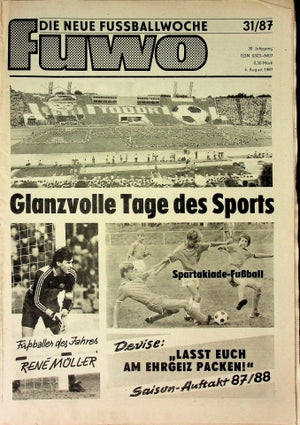 Fuwo Fussballwoche 31/1987