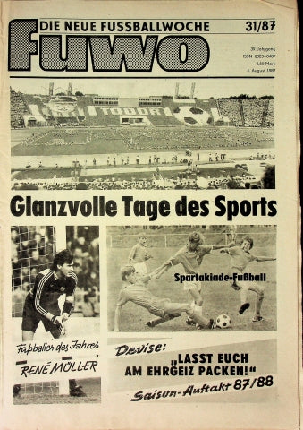 Fuwo Fussballwoche 31/1987