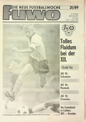 Fuwo Fussballwoche 31/1989