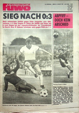 Fuwo Fussballwoche 32/1978