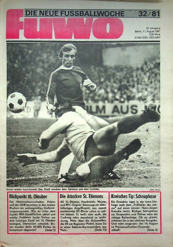 Fuwo Fussballwoche 32/1981