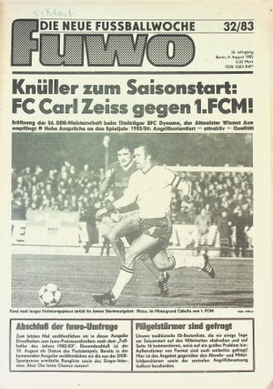 Fuwo Fussballwoche 32/1983
