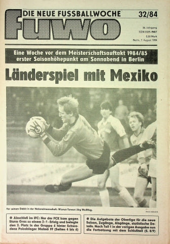 Fuwo Fussballwoche 32/1984
