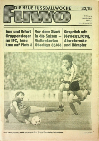 Fuwo Fussballwoche 32/1985