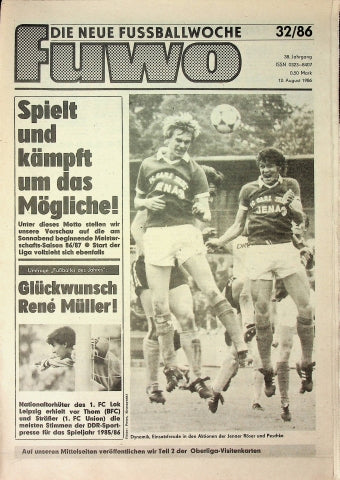 Fuwo Fussballwoche 32/1986