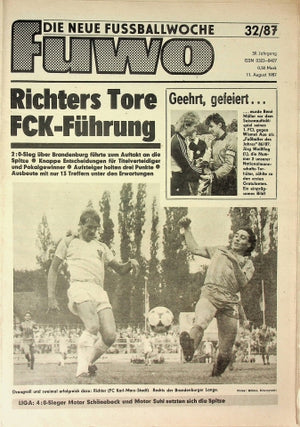 Fuwo Fussballwoche 32/1987