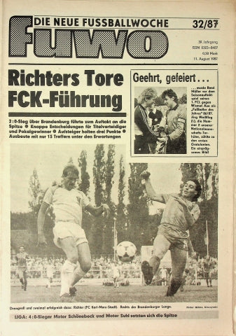 Fuwo Fussballwoche 32/1987