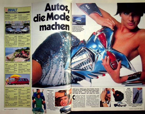 Inhaltsverzeichnis Auto Bild 32/1990