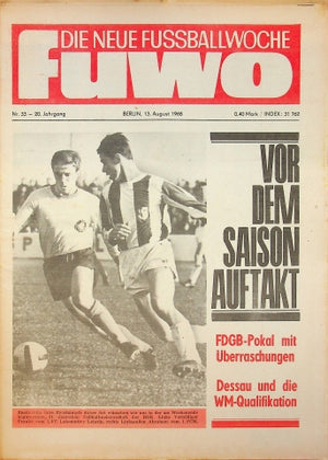 Fuwo Fussballwoche 33/1968