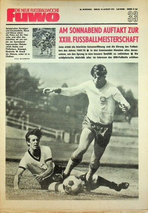 Fuwo Fussballwoche 33/1970