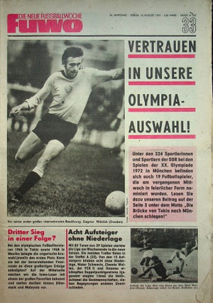 Fuwo Fussballwoche 33/1972