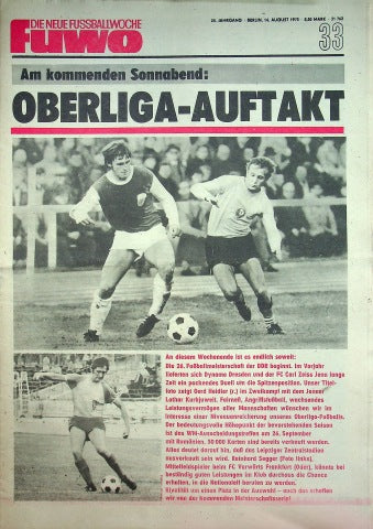 Fuwo Fussballwoche 33/1973