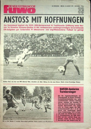 Fuwo Fussballwoche 33/1978