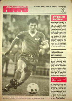 Fuwo Fussballwoche 33/1980